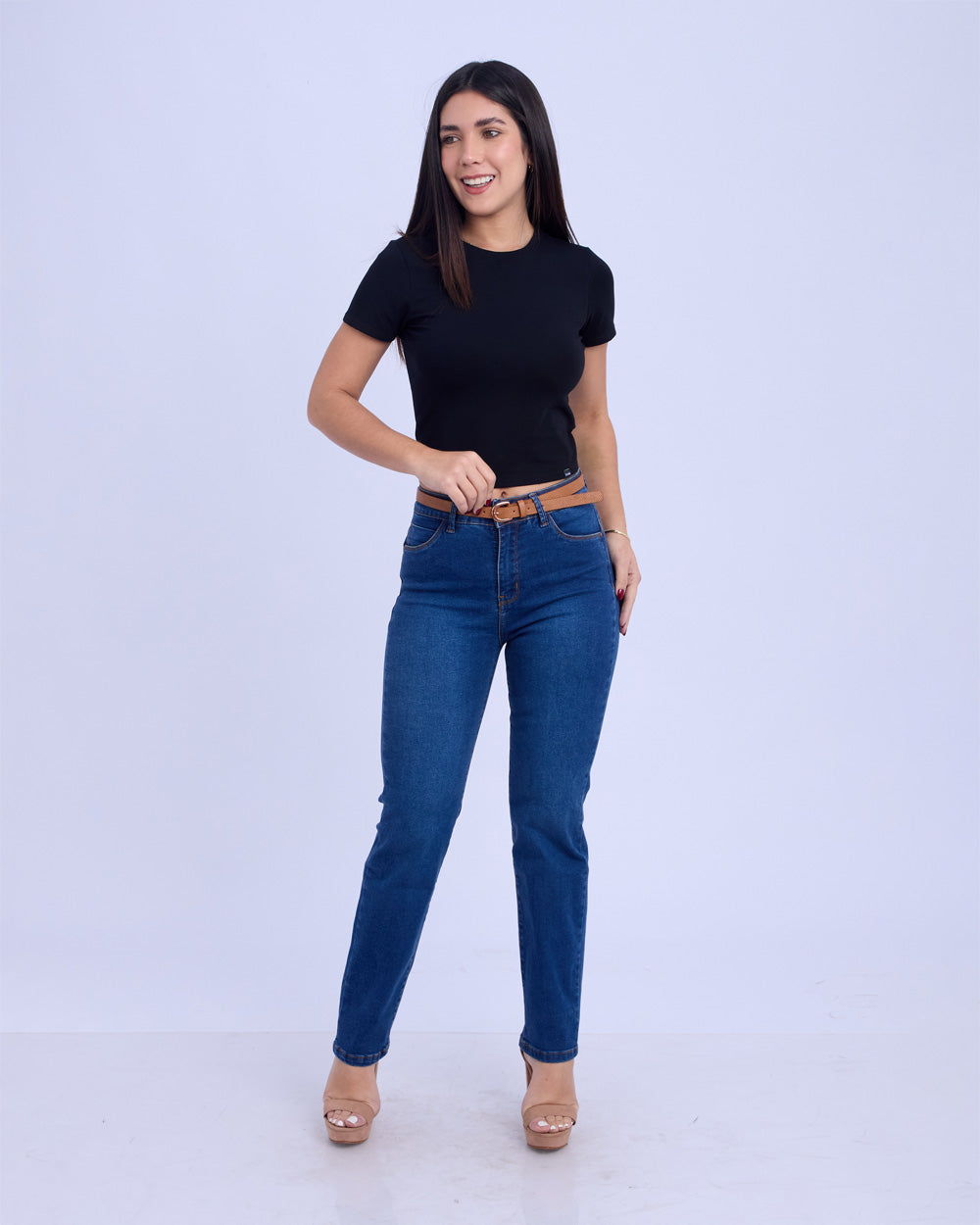 Pantalón Recto Violeta - Zuari