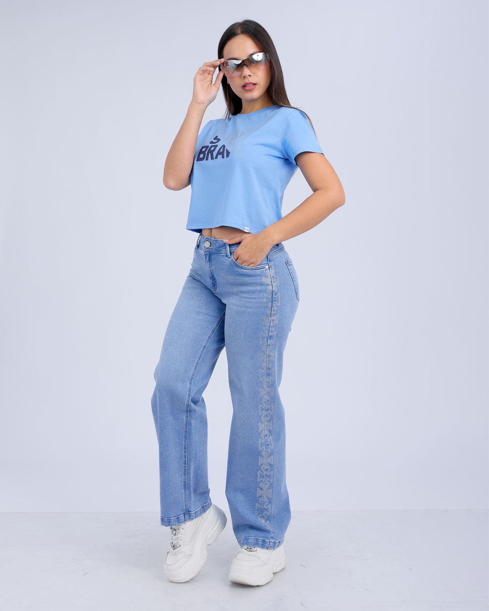 Pantalón Wide leg Jackie - Zuari
