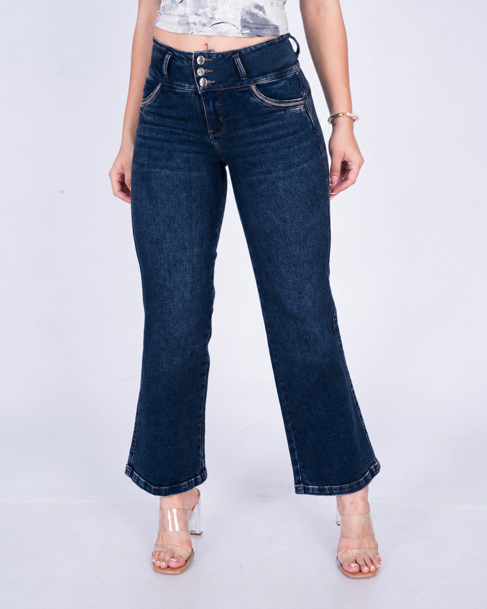 Pantalón Straight leg Malva