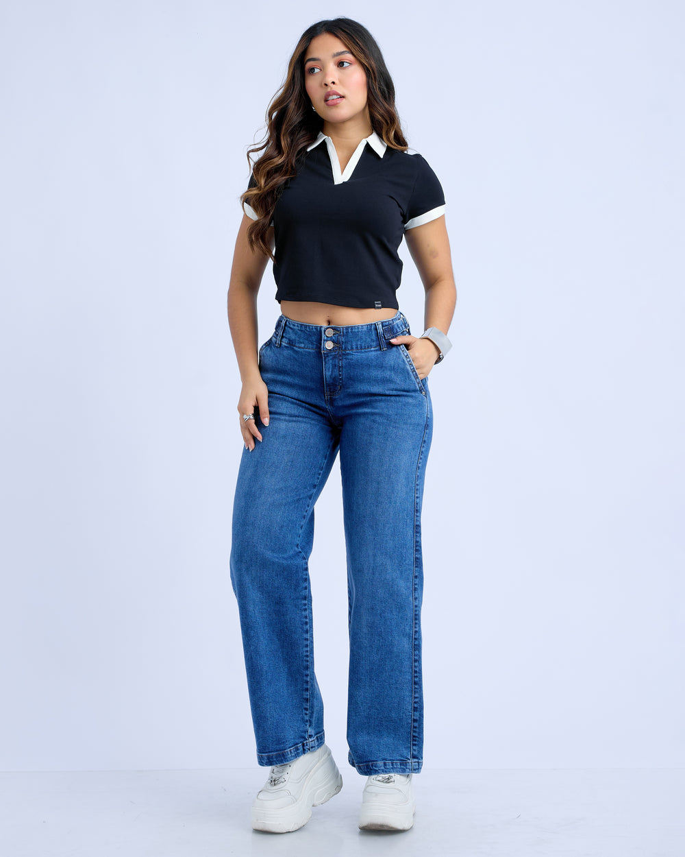 Pantalón Straight leg Shantall