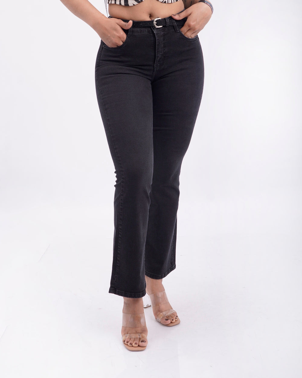 Pantalón Flare Aslyr Denim