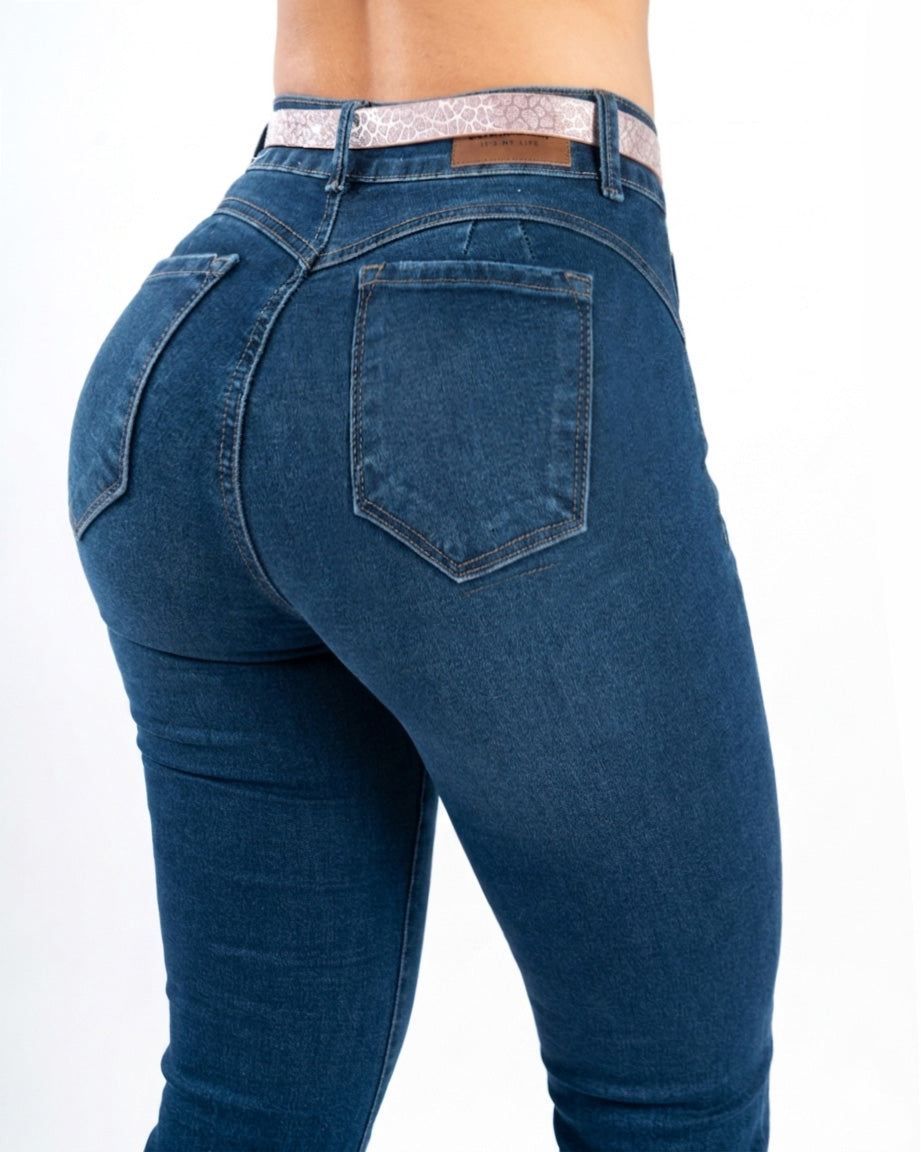 Pantalón Flare Aslyr Denim - Zuari