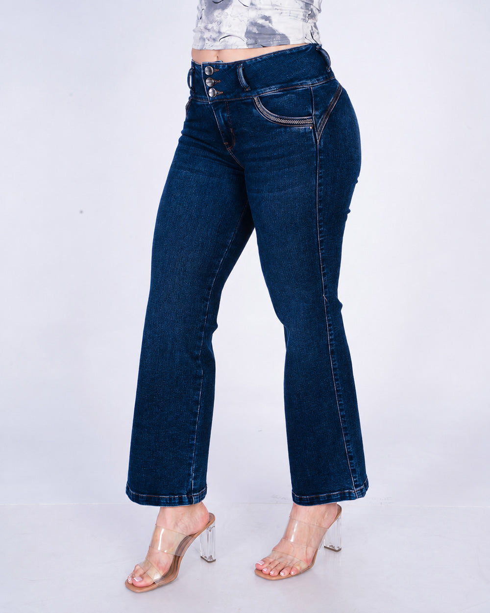 Pantalón Straight leg Malva